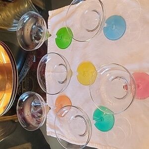 Margarita Festive Colorful Stemmed Glassware Set